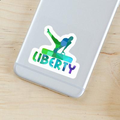 Liberty Autocollant Gymnaste Liberty Autocollant Gymnaste Image