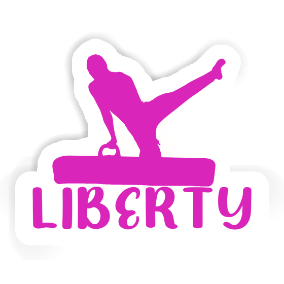 Autocollant Liberty Gymnaste Notebook Image
