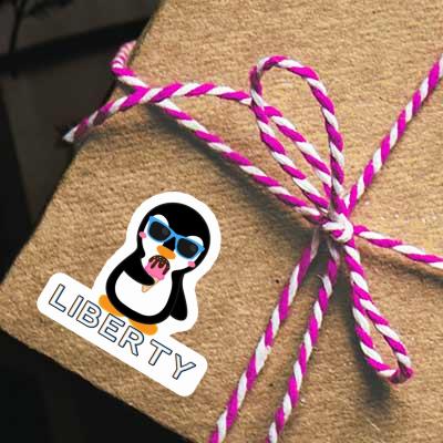 Pinguin Aufkleber Liberty Notebook Pinguin Aufkleber Liberty Notebook Image
