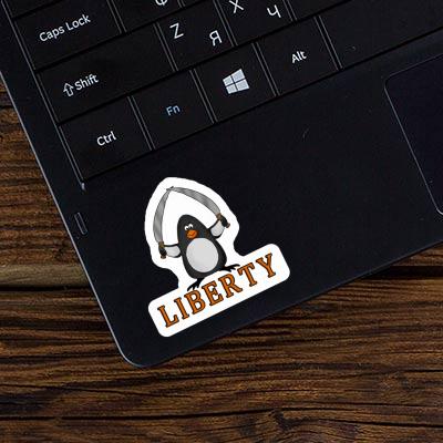 Autocollant Liberty Pingouin de combat Notebook Autocollant Liberty Pingouin de combat Gift package Image
