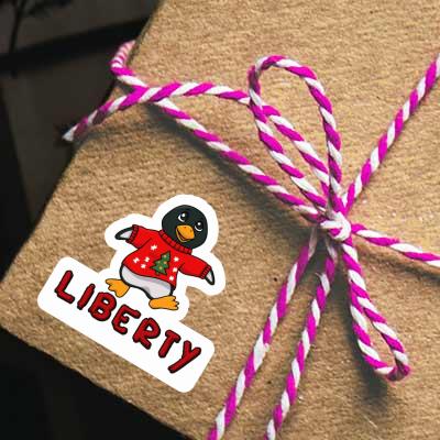 Weihnachtspinguin Sticker Liberty Laptop Weihnachtspinguin Sticker Liberty Laptop Image