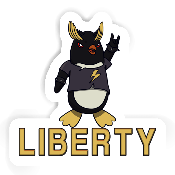 Sticker Liberty Rocking Penguin Notebook Sticker Liberty Rocking Penguin Gift package Image