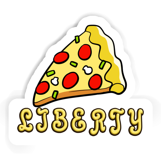 Sticker Pizza Liberty Notebook Sticker Pizza Liberty Gift package Image