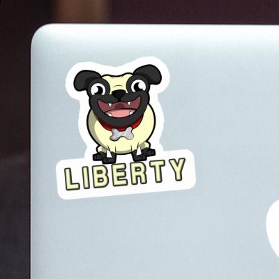 Aufkleber Liberty Mops Notebook Aufkleber Liberty Mops Gift package Image