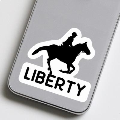 Autocollant Cavalière Liberty Notebook Autocollant Cavalière Liberty Gift package Image