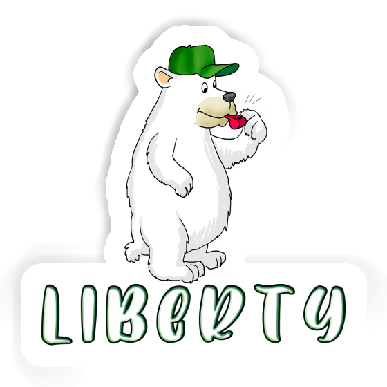 Aufkleber Eisbär Liberty Notebook Aufkleber Eisbär Liberty Gift package Image