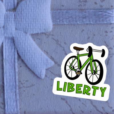 Liberty Autocollant Vélo de course Notebook Liberty Autocollant Vélo de course Gift package Image