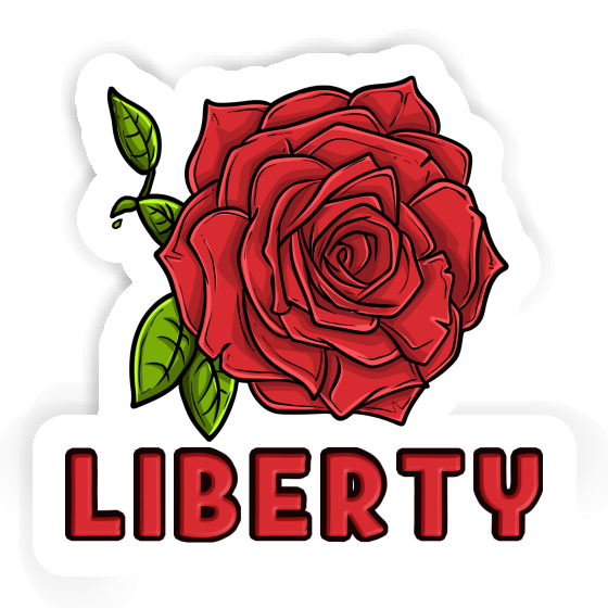 Sticker Liberty Rose blossom Sticker Liberty Rose blossom Image