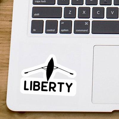 Aufkleber Ruderboot Liberty Notebook Aufkleber Ruderboot Liberty Gift package Image