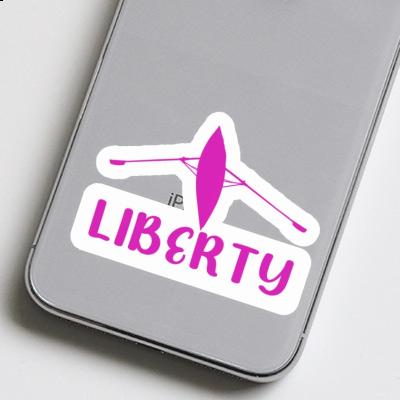Bateau à rames Autocollant Liberty Notebook Bateau à rames Autocollant Liberty Notebook Image