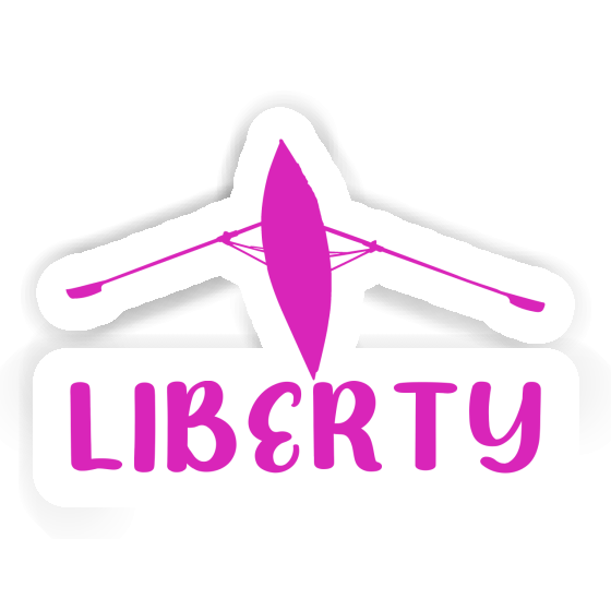 Bateau à rames Autocollant Liberty Notebook Bateau à rames Autocollant Liberty Gift package Image