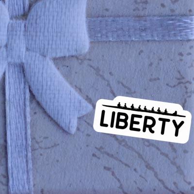 Autocollant Bateau à rames Liberty Autocollant Bateau à rames Liberty Image
