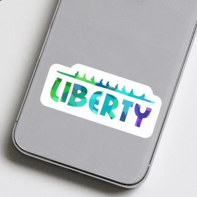 Ruderboot Sticker Liberty Laptop Ruderboot Sticker Liberty Laptop Image