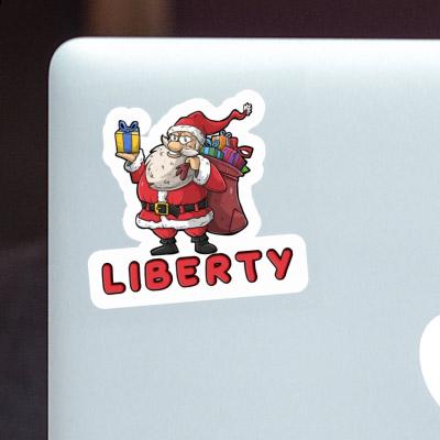 Autocollant Père Noël Liberty Laptop Autocollant Père Noël Liberty Laptop Image