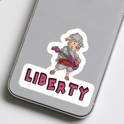 Liberty Autocollant Rockergirl Liberty Autocollant Rockergirl Image