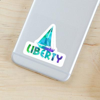 Sticker Liberty Sailboat Sticker Liberty Sailboat Image