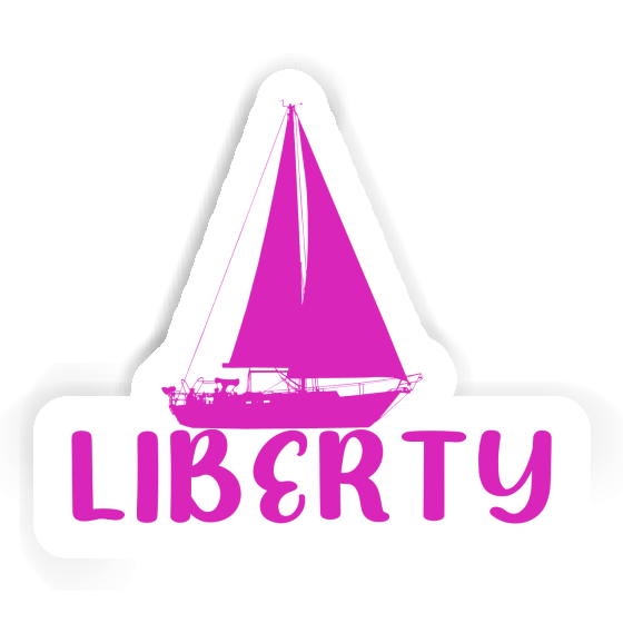 Sticker Sailboat Liberty Sticker Sailboat Liberty Image