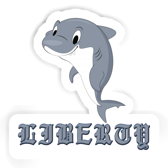 Sticker Liberty Shark Laptop Sticker Liberty Shark Laptop Image