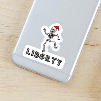 Liberty Aufkleber Skelett Image