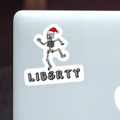 Autocollant Squelette Liberty Notebook Autocollant Squelette Liberty Gift package Image