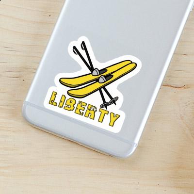 Liberty Autocollant Ski Image