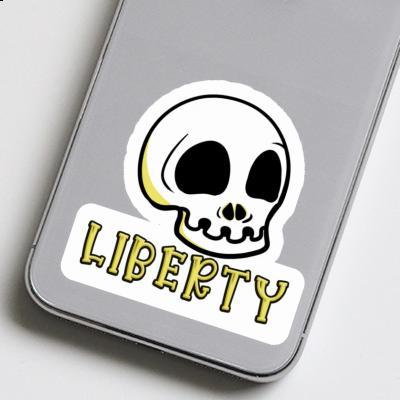 Liberty Aufkleber Totenkopf Notebook Liberty Aufkleber Totenkopf Gift package Image