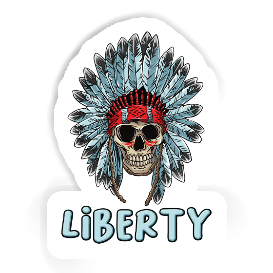 Aufkleber Totenkopf Liberty Gift package Image