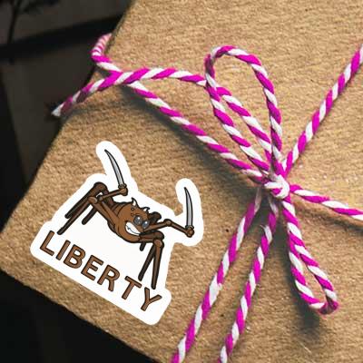 Liberty Aufkleber Kampfspinne Notebook Liberty Aufkleber Kampfspinne Notebook Image