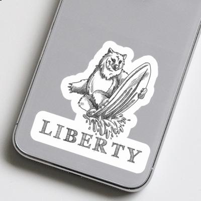 Liberty Autocollant Surfeur Notebook Liberty Autocollant Surfeur Notebook Image