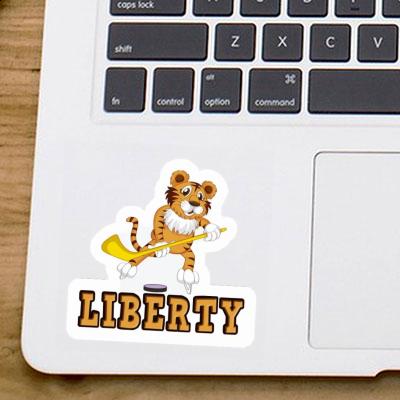 Tiger Sticker Liberty Laptop Tiger Sticker Liberty Laptop Image