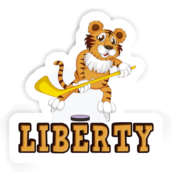 Autocollant Joueur de hockey sur glace Liberty Autocollant Joueur de hockey sur glace Liberty Image