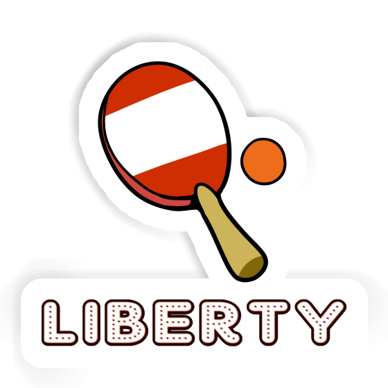 Sticker Liberty Table Tennis Racket Sticker Liberty Table Tennis Racket Image