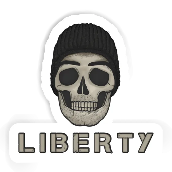 Liberty Sticker Skull Notebook Liberty Sticker Skull Gift package Image