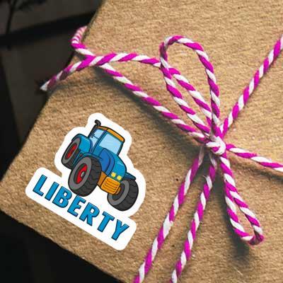 Sticker Liberty Traktor Notebook Sticker Liberty Traktor Gift package Image
