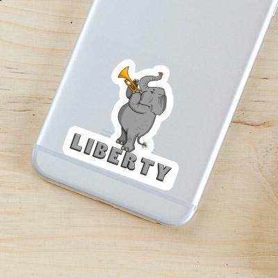 Autocollant Liberty Éléphant Notebook Autocollant Liberty Éléphant Gift package Image