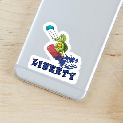 Kitesurfeur Autocollant Liberty Gift package Image