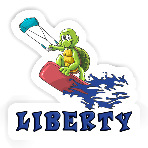 Kitesurfeur Autocollant Liberty Image