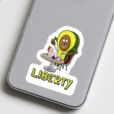 Avocado Sticker Liberty Laptop Avocado Sticker Liberty Laptop Image