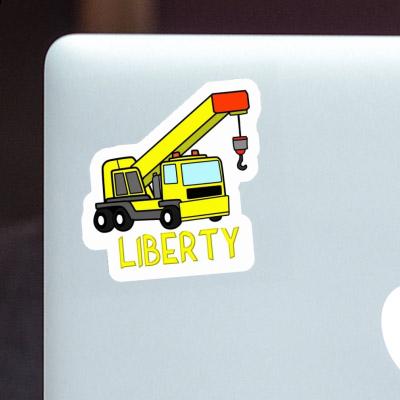 Autocollant Liberty Grue automotrice Laptop Image