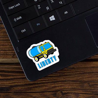 Water Truck Sticker Liberty Notebook Water Truck Sticker Liberty Gift package Image