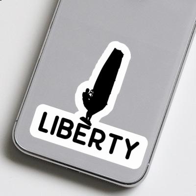 Aufkleber Windsurfer Liberty Image