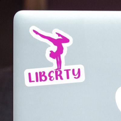 Sticker Yoga-Frau Liberty Notebook Sticker Yoga-Frau Liberty Gift package Image