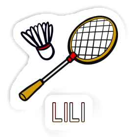 Sticker Lili Badminton Racket Image