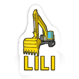 Sticker Lili Excavator Image