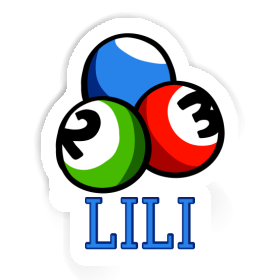 Billiard Ball Sticker Lili Image