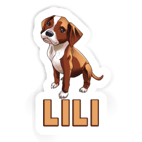 Boxer Dog Sticker Lili Image