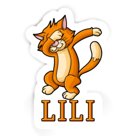 Sticker Lili Dabbing Cat Image