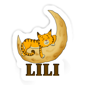 Lili Sticker Sleeping Cat Image