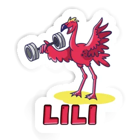 Weight Lifter Sticker Lili Image