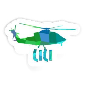 Helicopter Sticker Lili Image